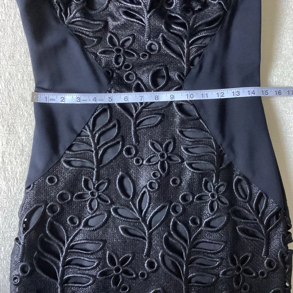 Eva Franco Jamila Dress - Black Vine Woman’s Size 2 New With Tags - Picture 14 of 16